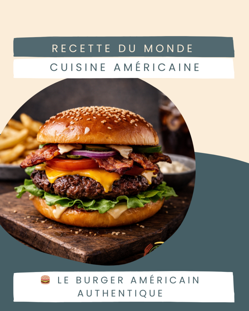 🍔 LE BURGER AMÉRICAIN AUTHENTIQUE